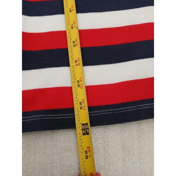 Tommy‎ Hilfiger Womens Blue Striped 3/4 Sleeve Boat Neck Blouse Top XS Nautical - Picture 9 of 15